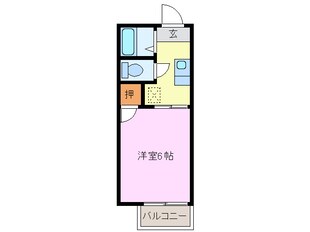 二ツ杁駅 徒歩7分 2階の物件間取画像